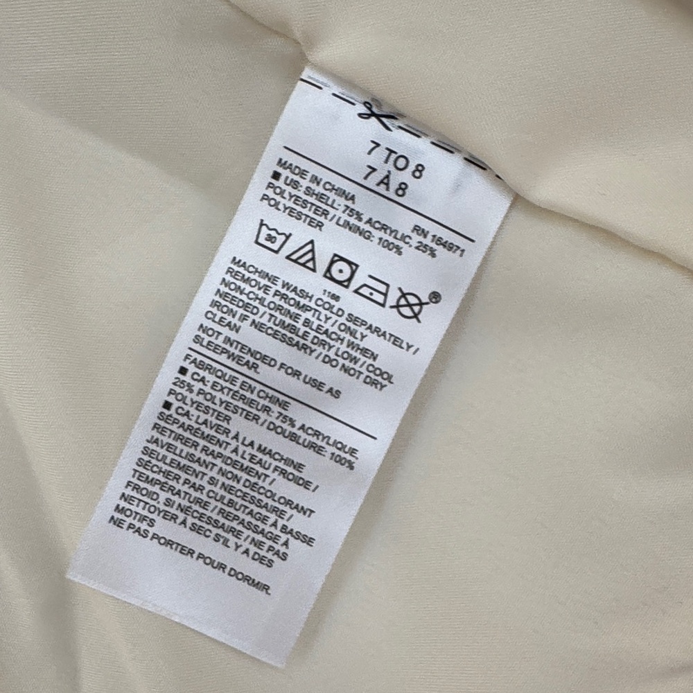 American Girl® x Janie and Jack "Soft as Snow" fur jacket 7/8 - Picture 3 of 5
